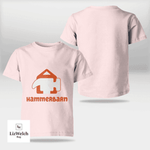 Hammerbarn (Orange Text) Shirt - Kid Shirt (Sizes For 1-8 Years Old)