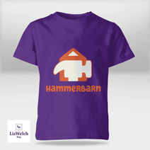 Hammerbarn (Orange Text) Shirt - Kid Shirt (Sizes For 1-8 Years Old)