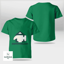 Hammerbarn (Dark Green Text) Shirt - Kid Shirt (Sizes For 1-8 Years Old)