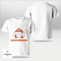 Hammerbarn (Orange Text) Shirt - Kid Shirt (Sizes For 1-8 Years Old)