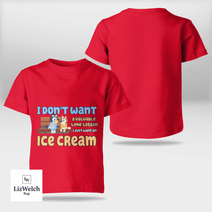Ice Cream Ver 1 Shirt - Kid Shirt (Sizes For 1-8 Years Old)