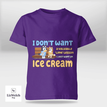 Ice Cream Ver 1 Shirt - Kid Shirt (Sizes For 1-8 Years Old)