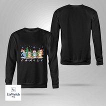 CHRISTMAS Family (White text) - Unisex Adult T-Shirt, Long Sleeve Tee, Sweatshirt, Hoodie