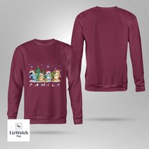 CHRISTMAS Family (White text) - Unisex Adult T-Shirt, Long Sleeve Tee, Sweatshirt, Hoodie