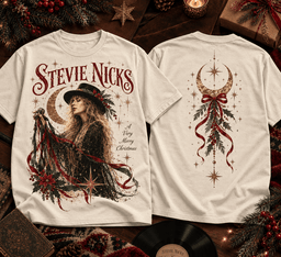 Stevie Nicks Crescent Moon Christmas T-Shirt for Fans of Magical Holiday Style NTT