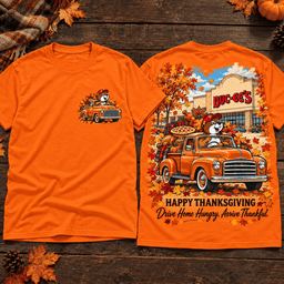 Buc Ees Thanksgiving Orange Pickup T-Shirt for Cozy Autumn Road Trip Adventures NTT Orange