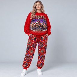 Tool Sacred Christmas Vision Spiral Eye Sweater Jogger Set for Progressive Metal Fans NDN Worn