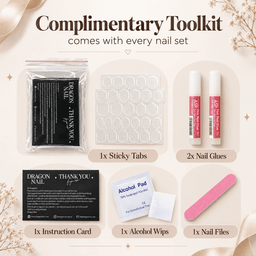 Stevie Nicks Moonlit Bohemian Portrait Press-On Nail Set for Classic Rock Fans NDN Complimentary Toolkit Guide