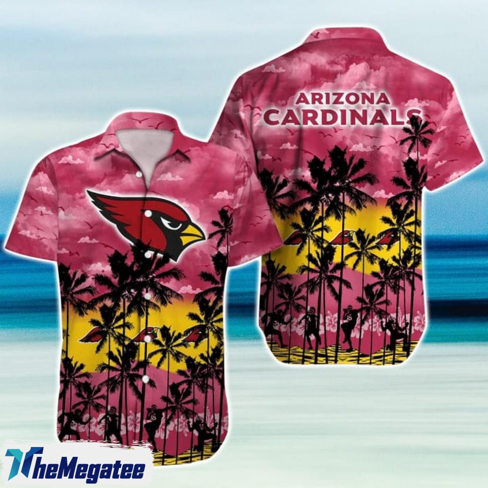 Arizona Cardinals NFL Palm Trees Summer Hawaiian Shirt - The Clothes ...