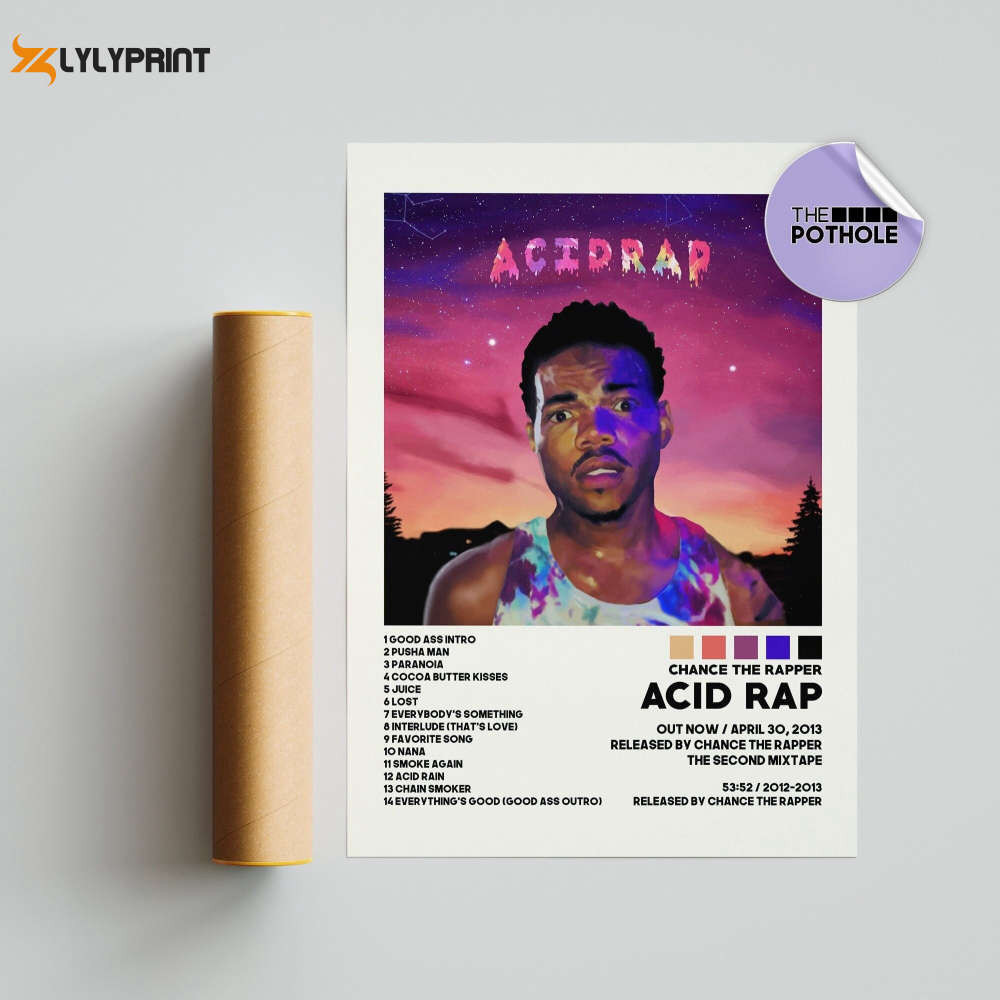 Chance the Rapper Posters / Acid Rap Poster, Tracklist Album Cover ...