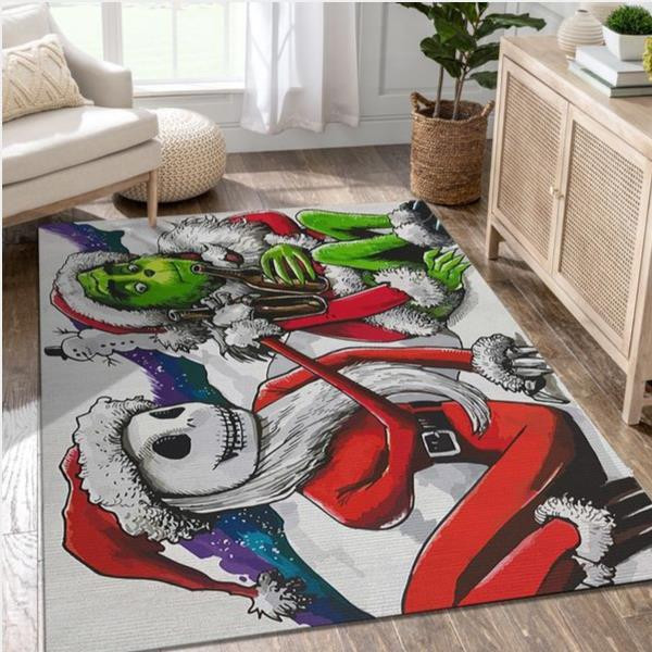 The Grinch Area Rug - Living Room Carpet Christmas Gift Floor Decor The ...
