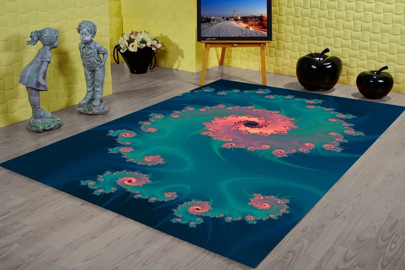 3d Vortex Rug, Home Decor Rugs for Living Room - Kaibatime