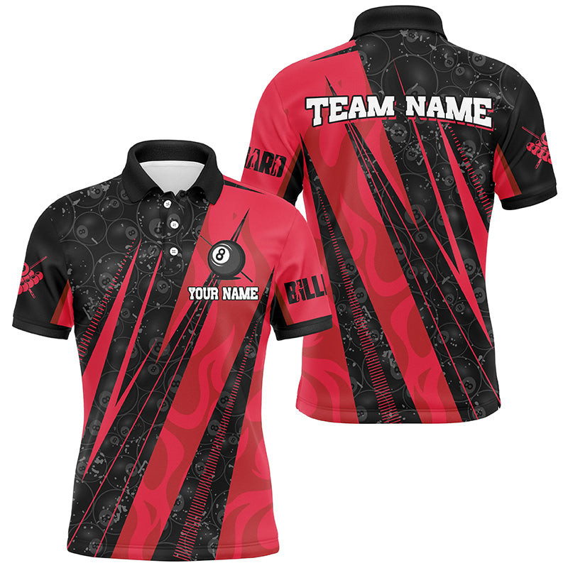 Personalized Red Billiard Tournament Sport Shirts For Men, Best ...