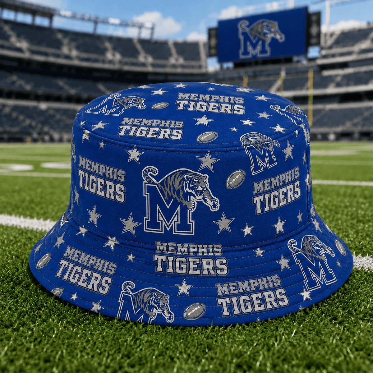 Memphis Tigers PLNCAAYAP01 NCAA Personalized Bucket Hat