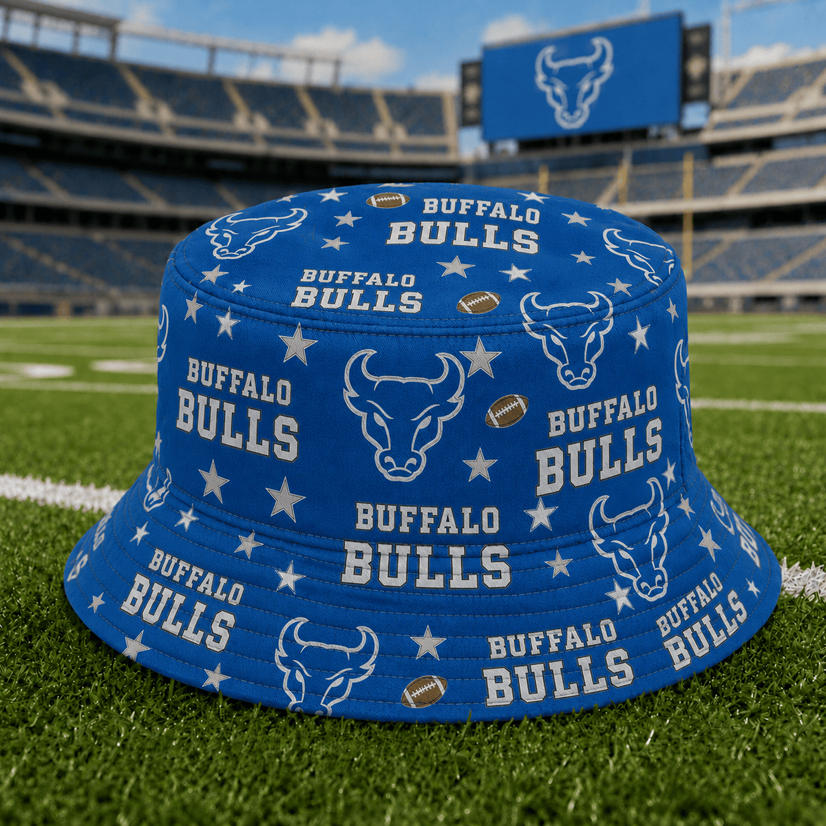 Buffalo Bulls PLNCAAYAP01 NCAA Personalized Bucket Hat