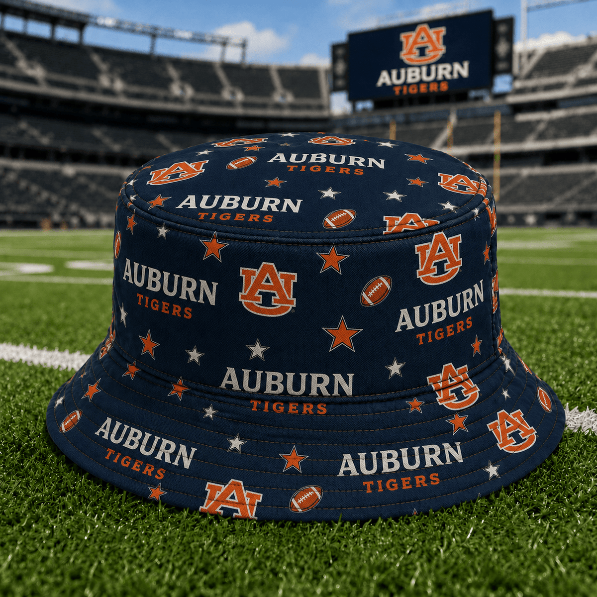 Auburn Tigers PLNCAAYAP01 NCAA Personalized Bucket Hat