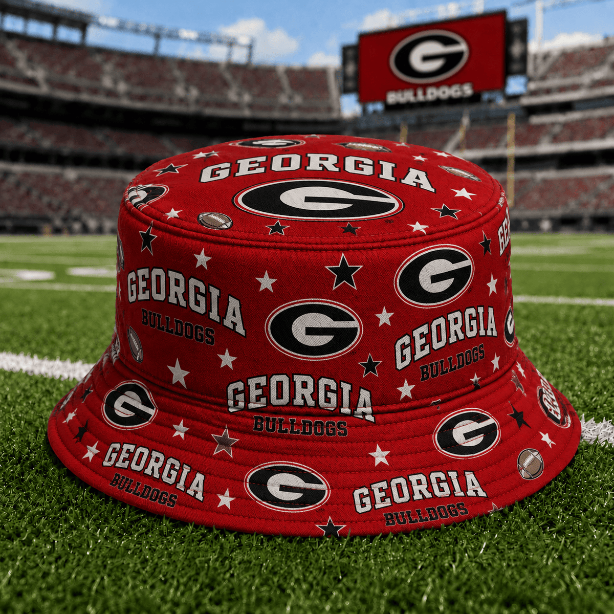 Georgia Bulldogs PLNCAAYAP01 NCAA Personalized Bucket Hat