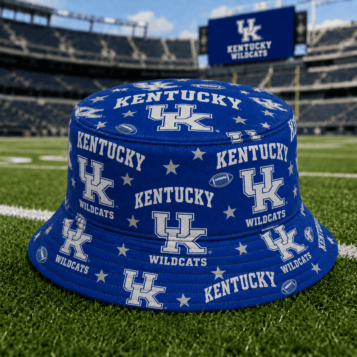Kentucky Wildcats PLNCAAYAP01 NCAA Personalized Bucket Hat