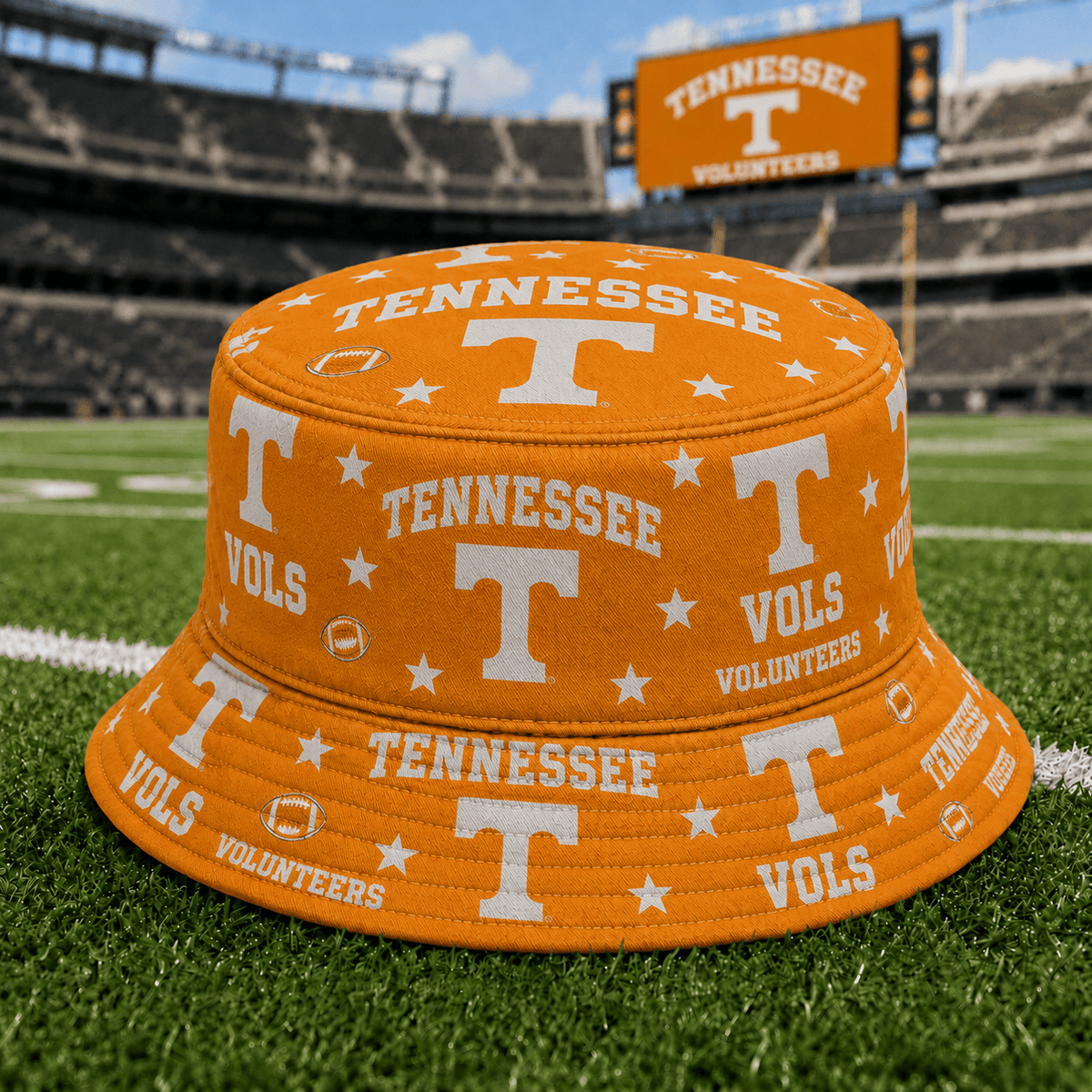 Tennessee Volunteers PLNCAAYAP01 NCAA Personalized Bucket Hat