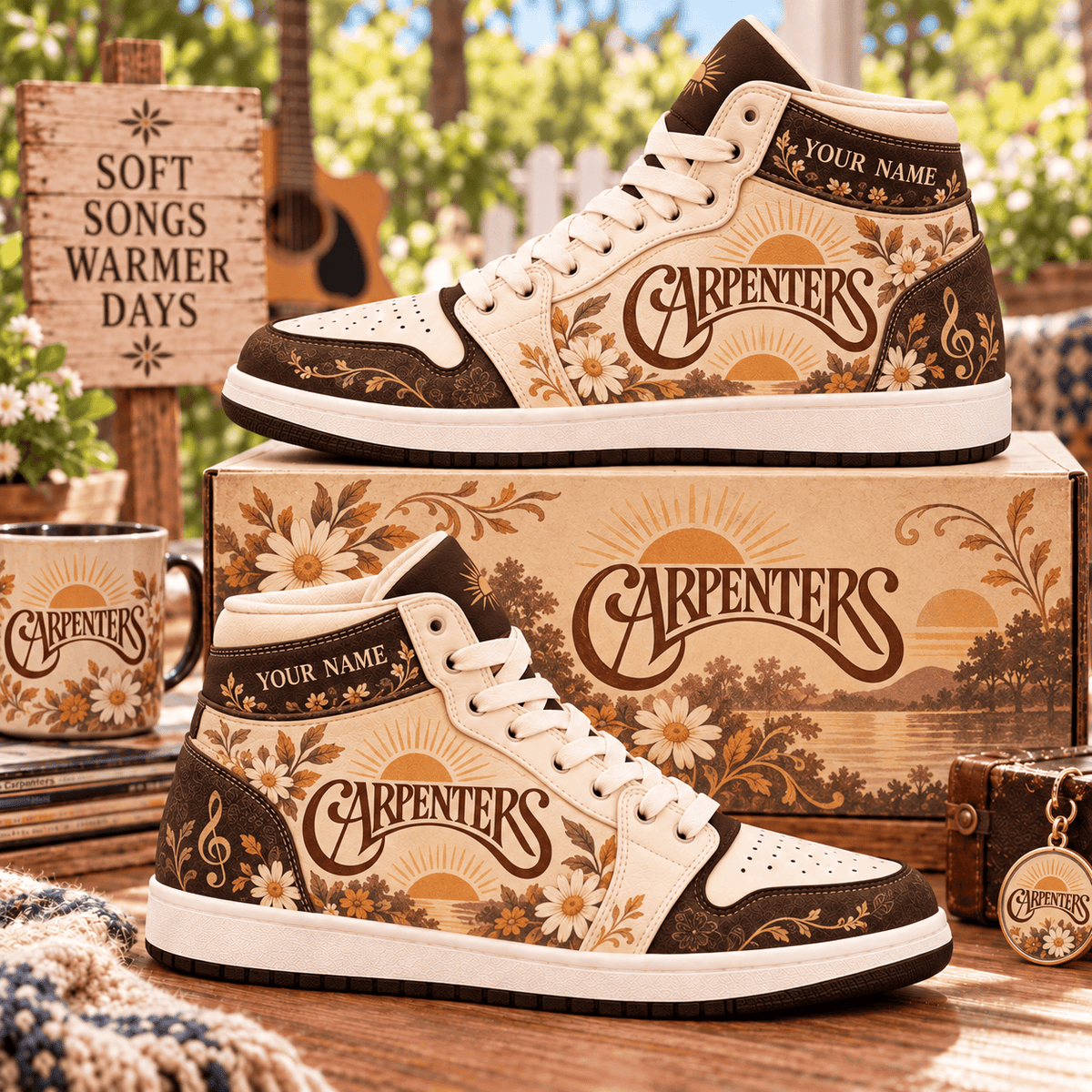 Carpenters PLBAND17B01 Personalized High Top Sneakers Gifts For Fan