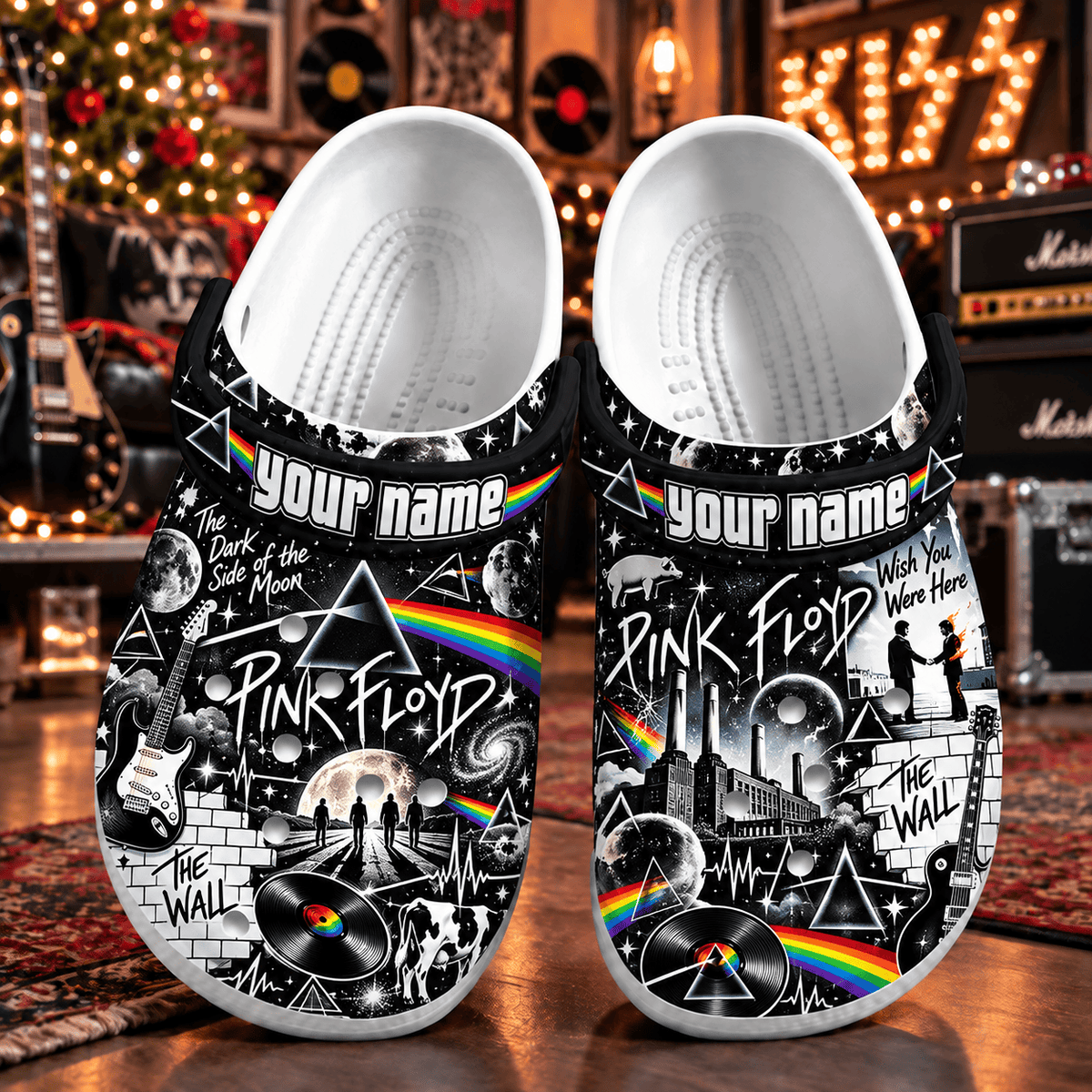 Pink Floyd PLBANDF5106 Clogs Shoes Gifts For Fan