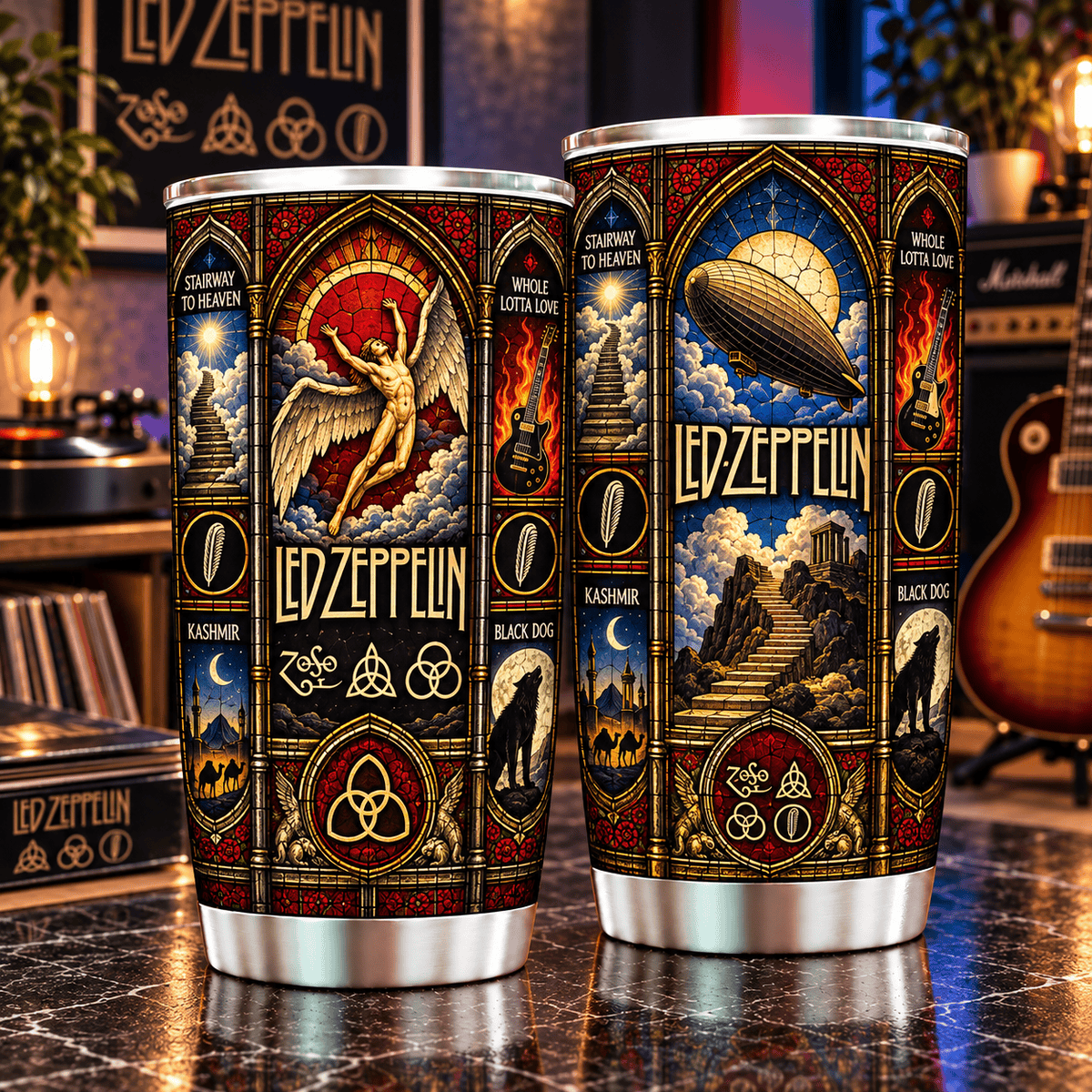 Led Zeppelin Personalized Tumbler 20oz – Premium Limited Edition Gift for Men, Women