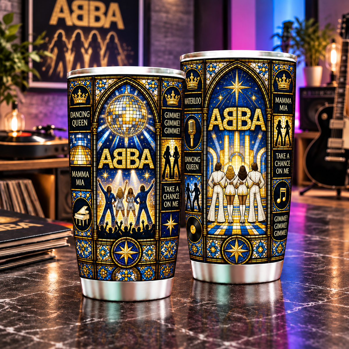 ABBA Personalized Tumbler 20oz – Premium Limited Edition Gift for Men, Women