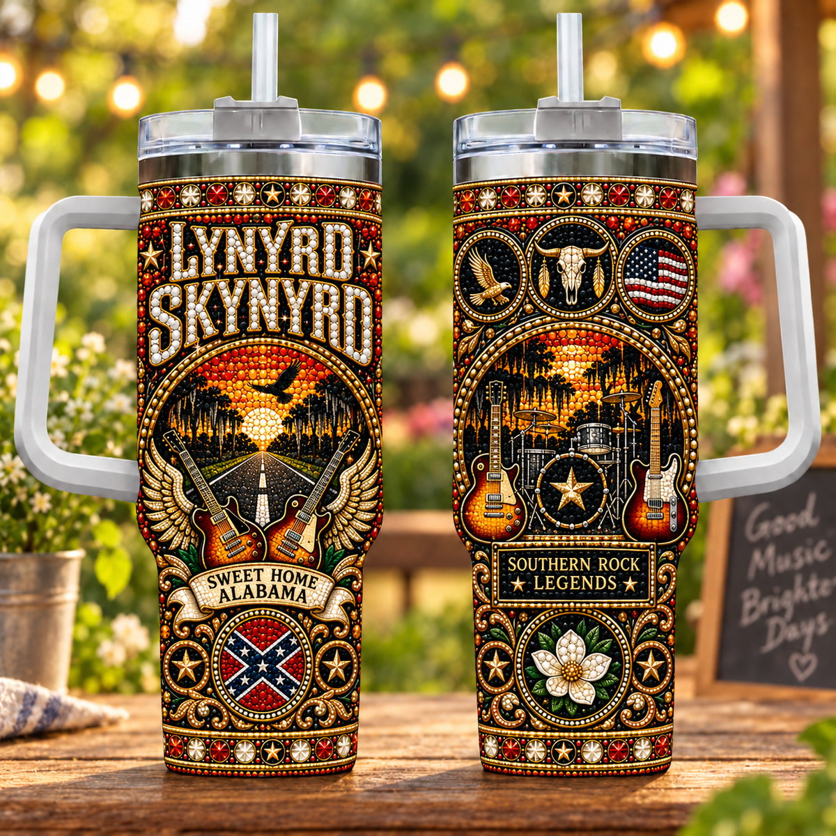 Lynyrd Skynyrd PLBANTU2004 Personalized Stainless Steel Tumbler