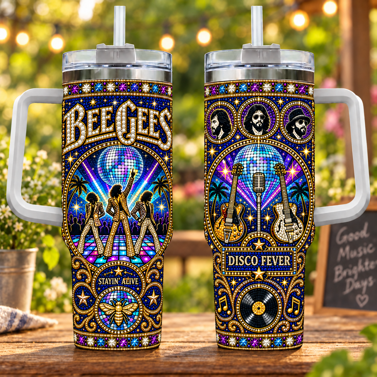 Bee Gees PLBANTU2004 Personalized Stainless Steel Tumbler