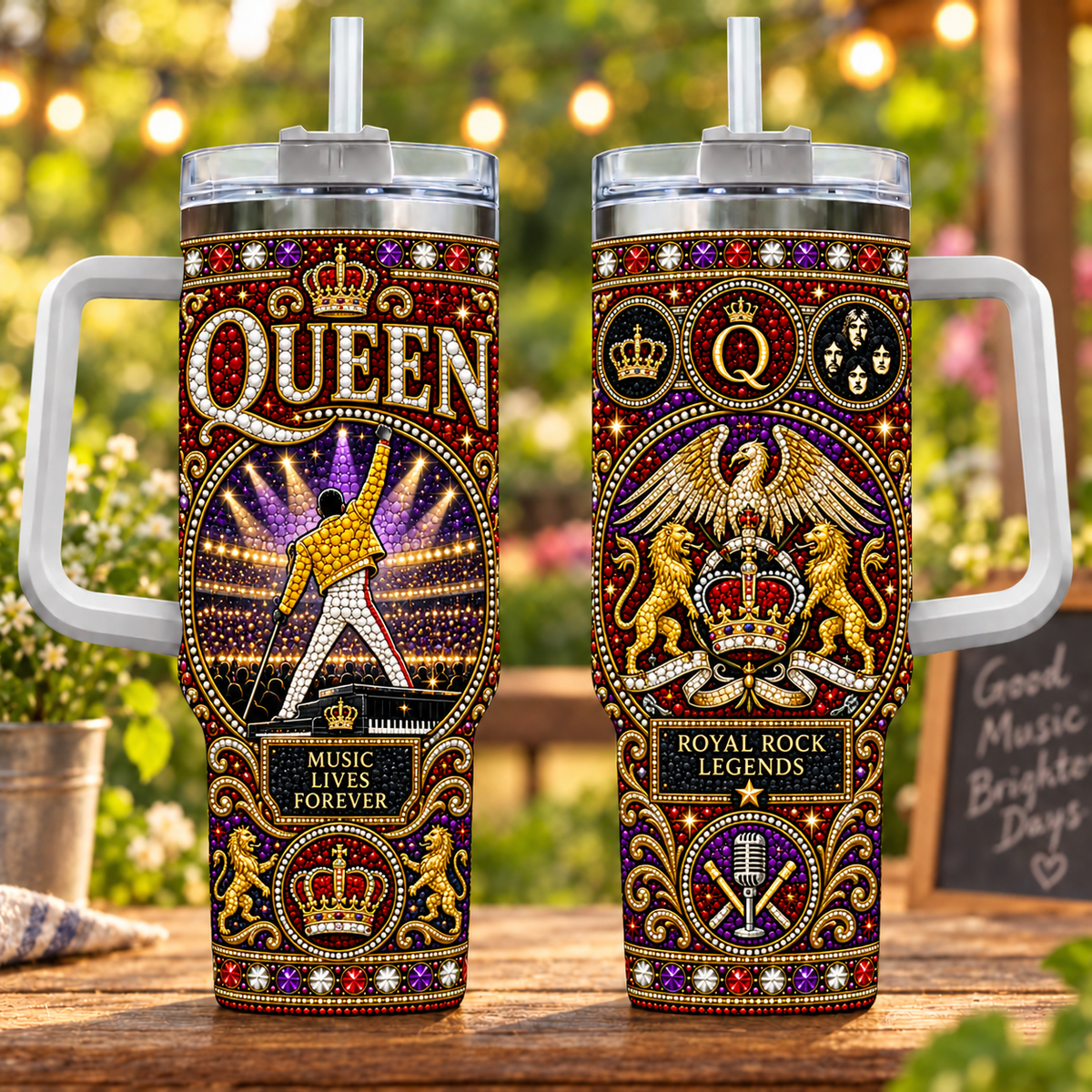 Queen PLBANTU2004 Personalized Stainless Steel Tumbler