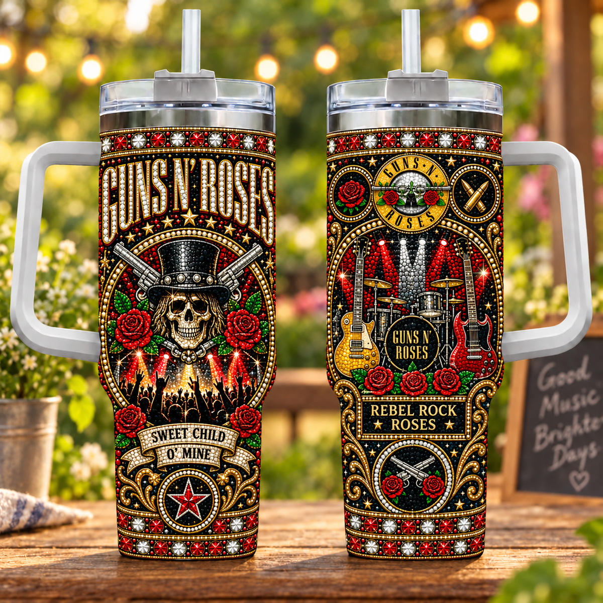 Guns N’ Roses PLBANTU2004 Personalized Stainless Steel Tumbler