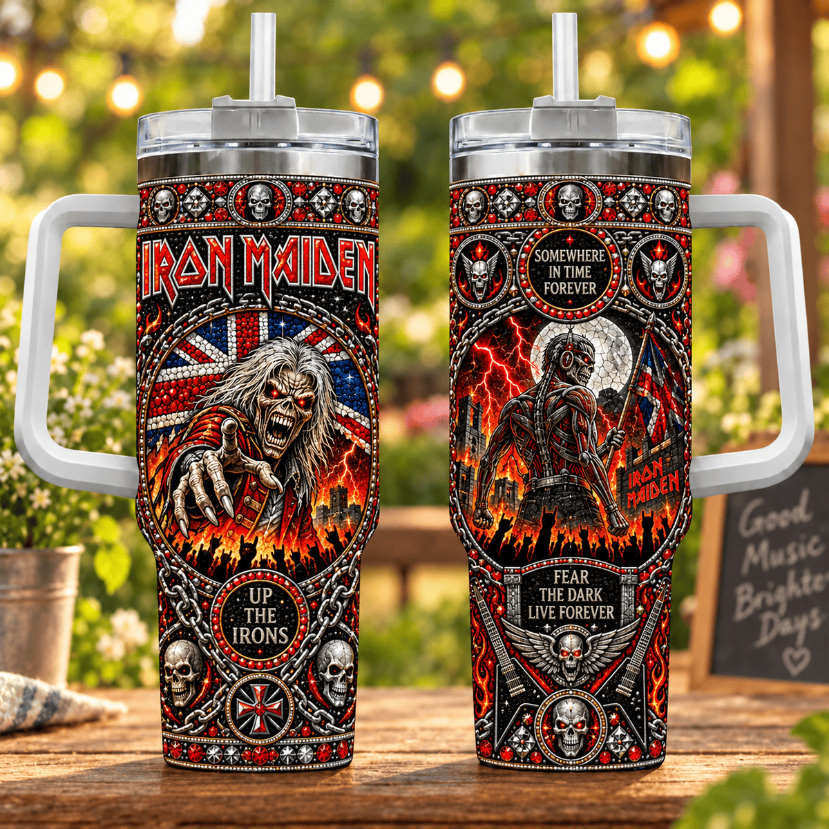 Iron Maiden PLBANTU2004 Personalized Stainless Steel Tumbler