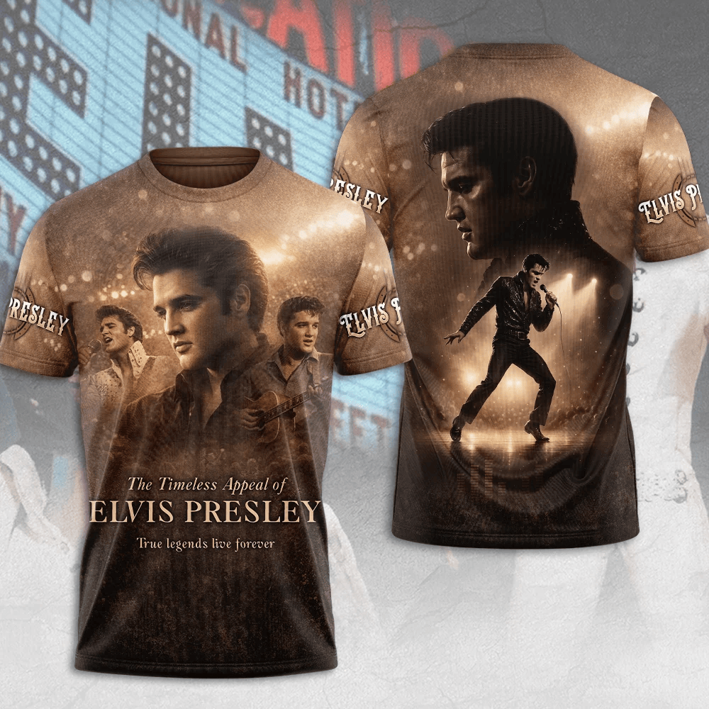 Elvis Presley T-shirt 3D