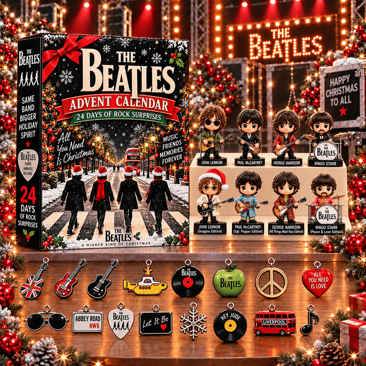 The Beatles Custom Shape Acrylic Plaque