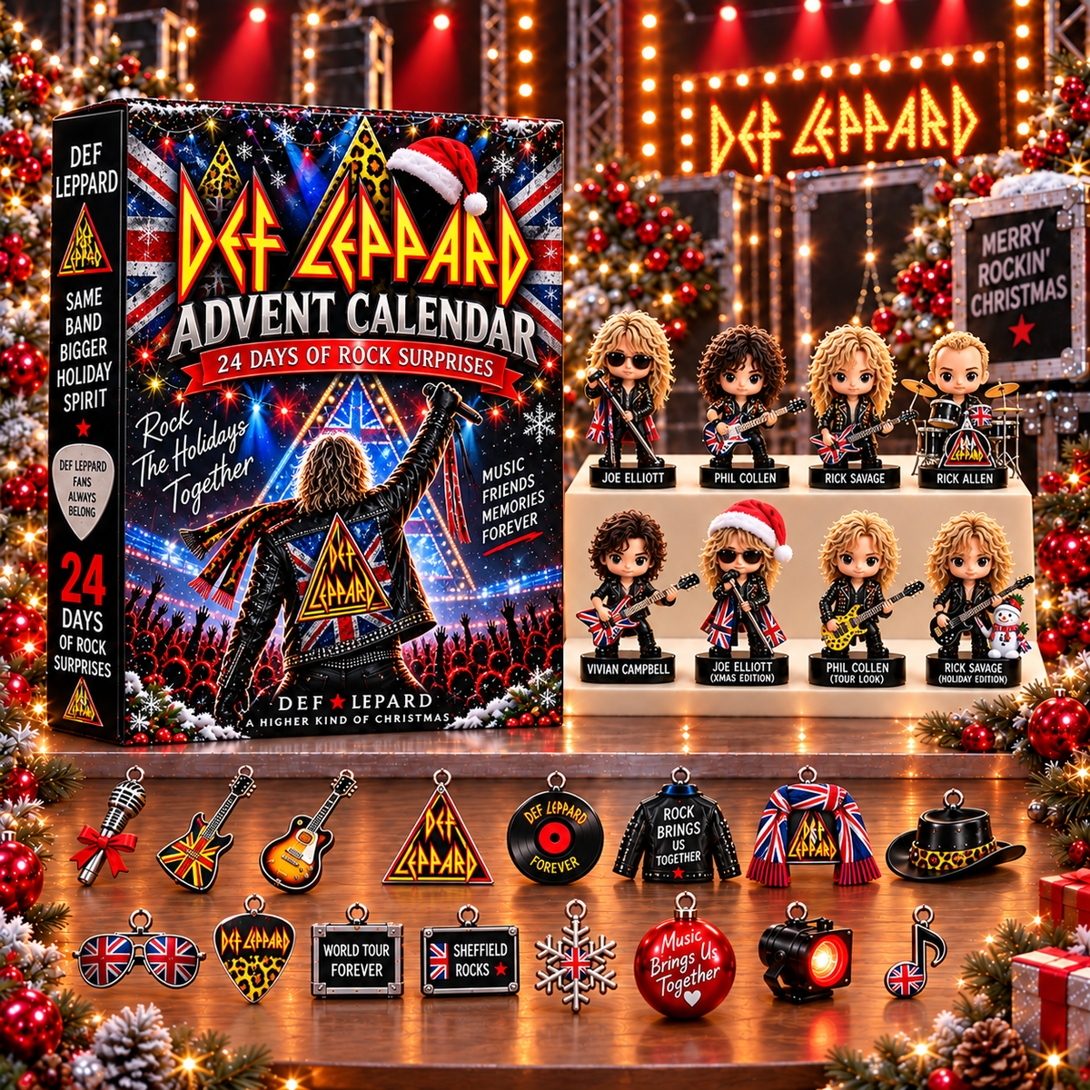 Def Leppard Custom Shape Acrylic Plaque