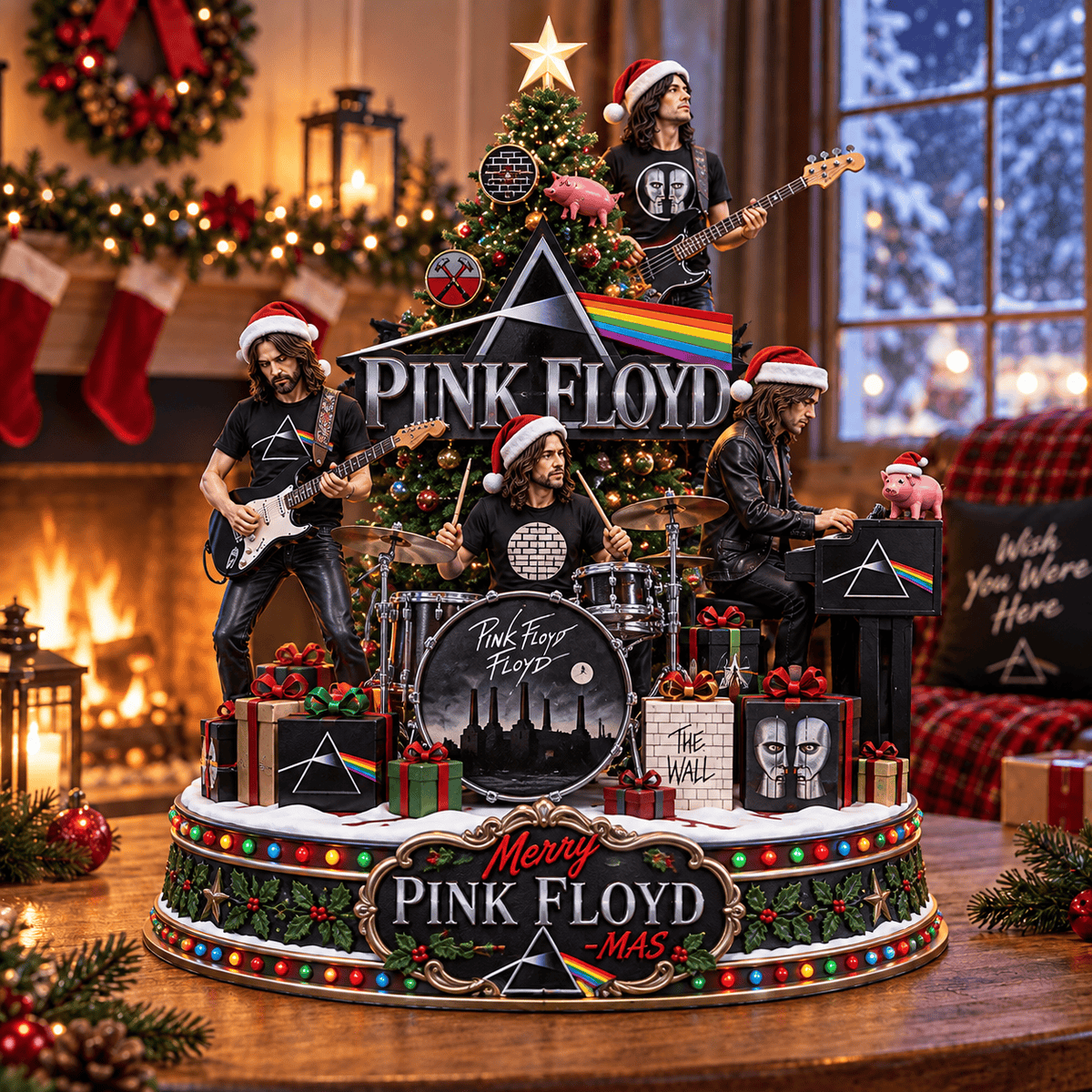 Pink Floyd Custom Shape Acrylic Plaque Gift For Fan