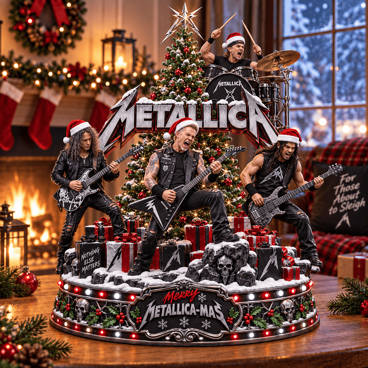 Metallica Custom Shape Acrylic Plaque Gift For Fan