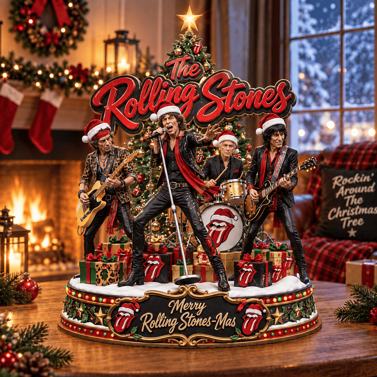The Rolling Stones Custom Shape Acrylic Plaque Gift For Fan