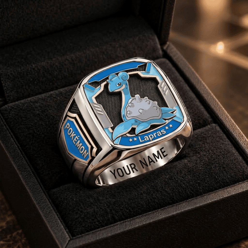 Lapras Pokemon Custom Fan Ring