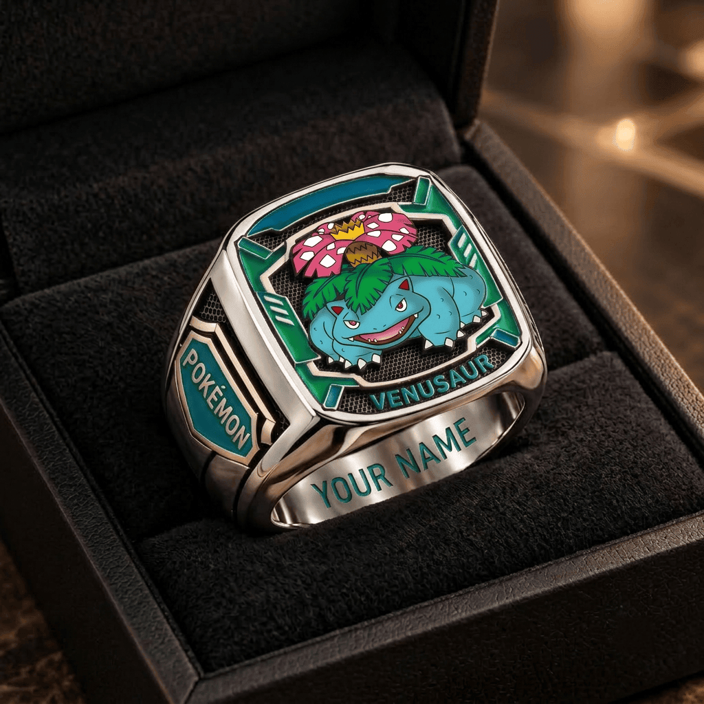 Venusaur Pokemon Custom Fan Ring
