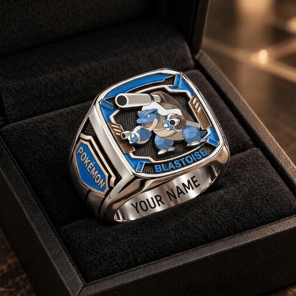 Blastoise Pokemon Custom Fan Ring