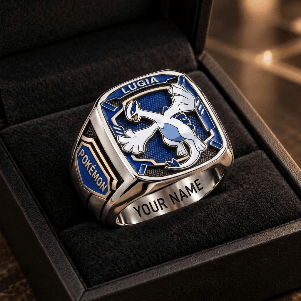 Lugia Pokemon Custom Fan Ring