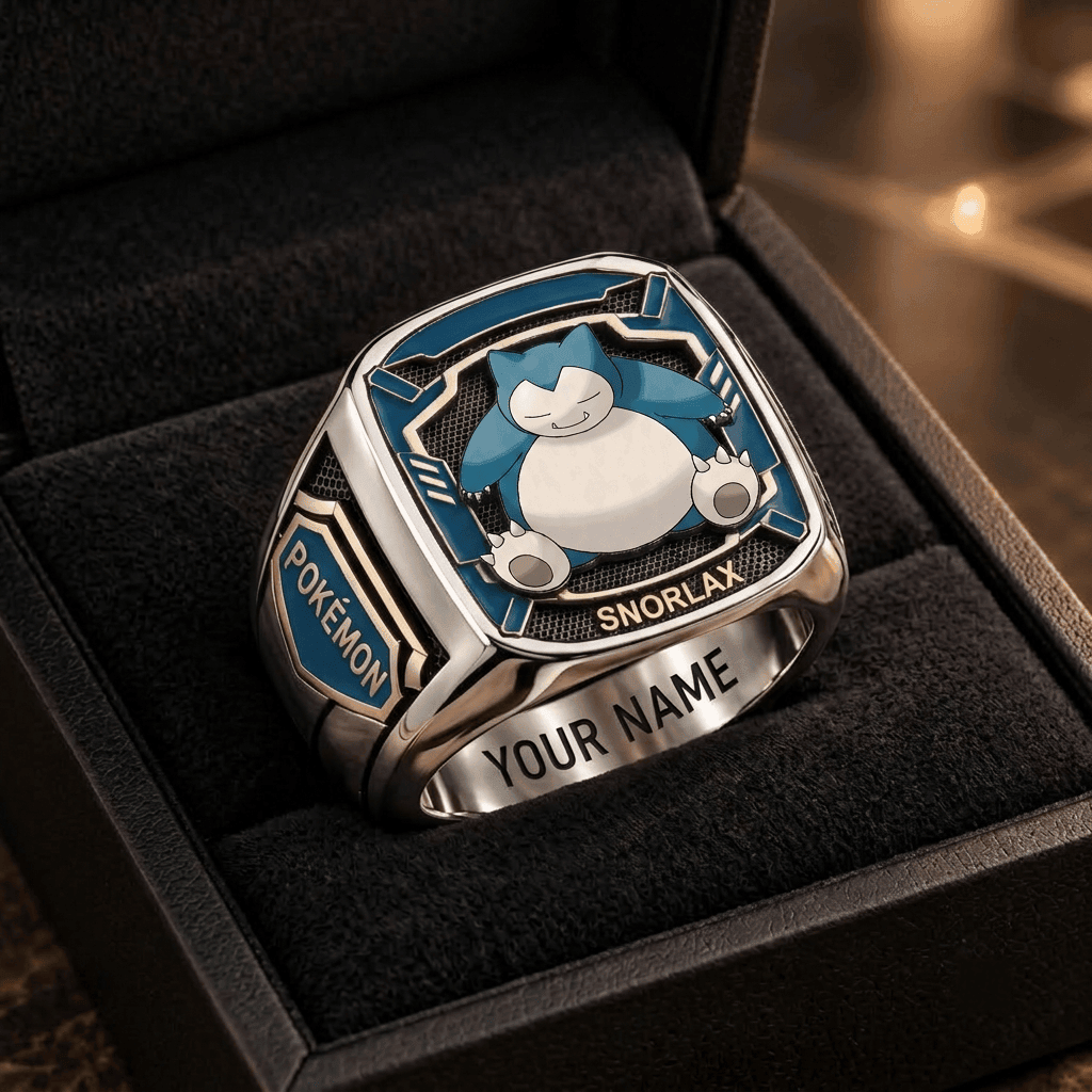 Snorlax Pokemon Custom Fan Ring