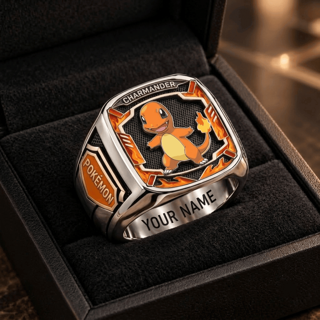 Charmander Pokemon Custom Fan Ring