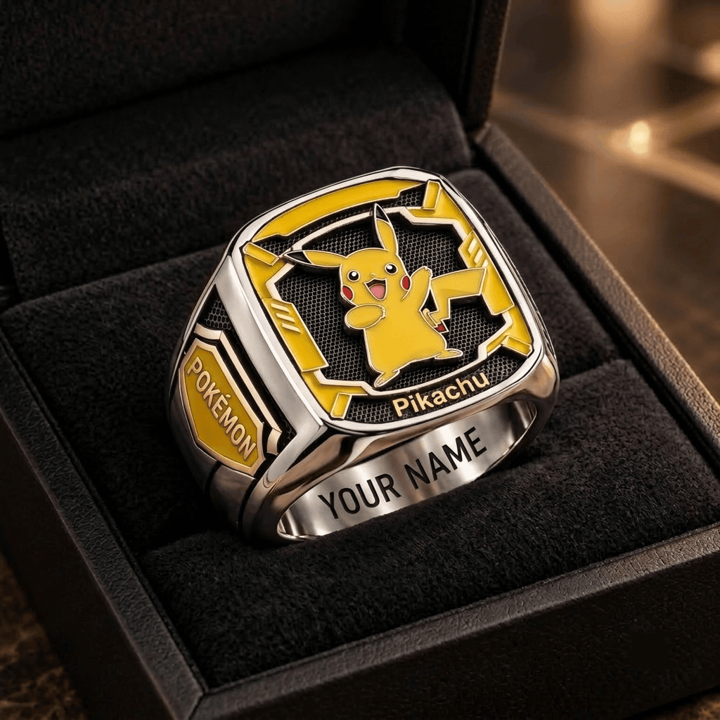 Pikachu Pokemon Custom Fan Ring