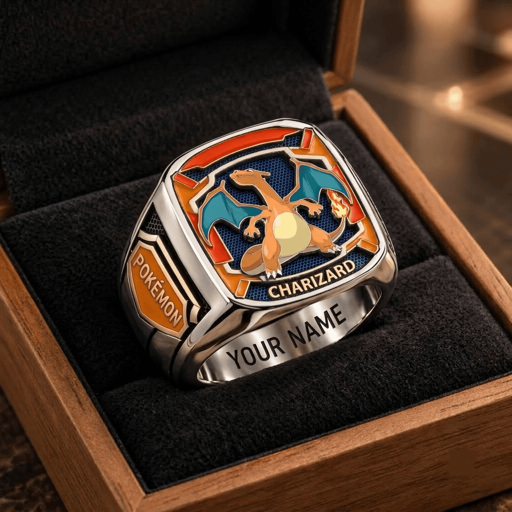 Charizard Pokemon Custom Fan Ring