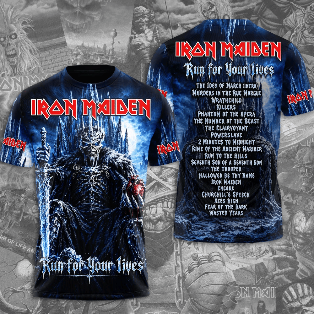 Iron Maiden 2026 World Tour T-shirt 3D