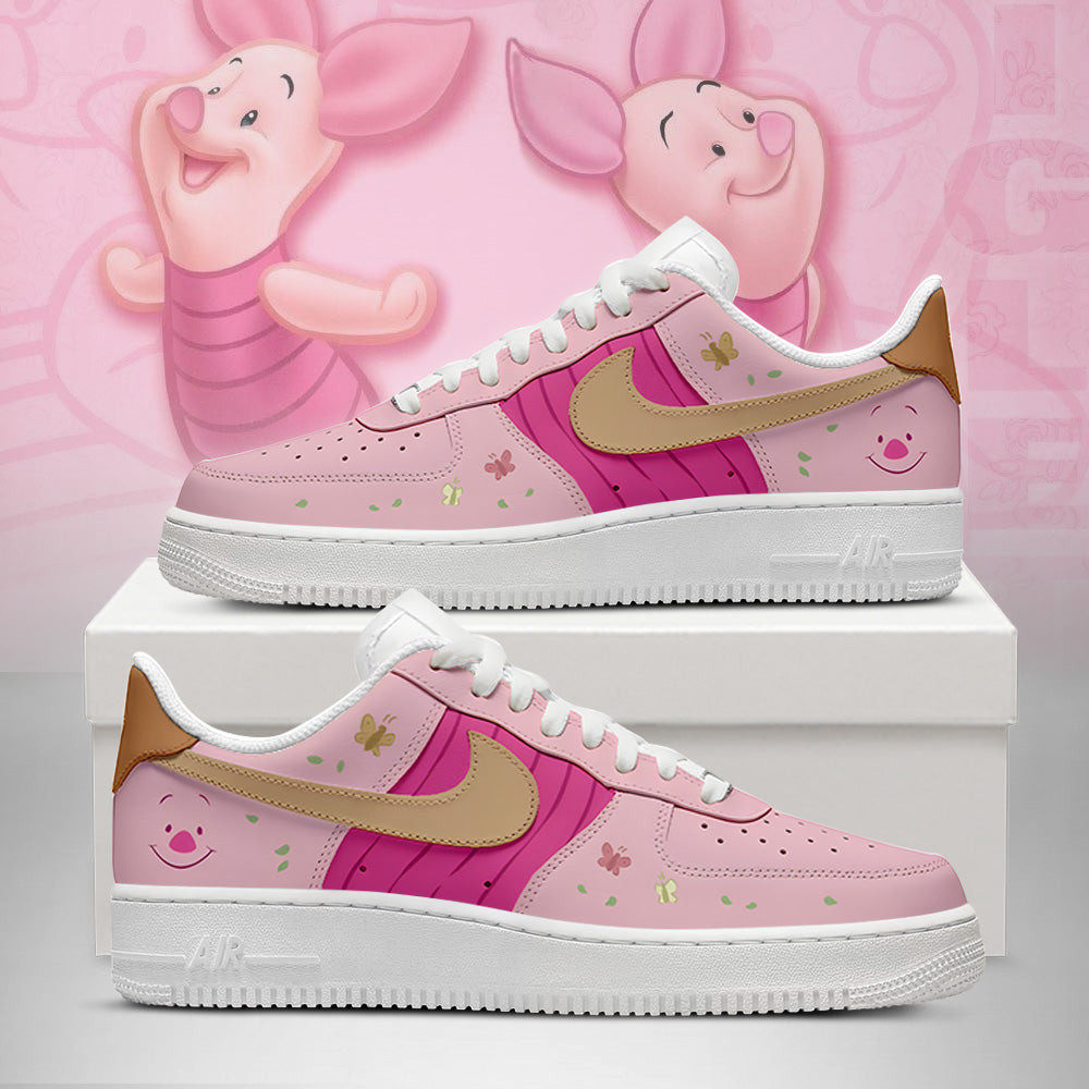 Piglet - Winnie The Pooh Low Top Air Force Shoes