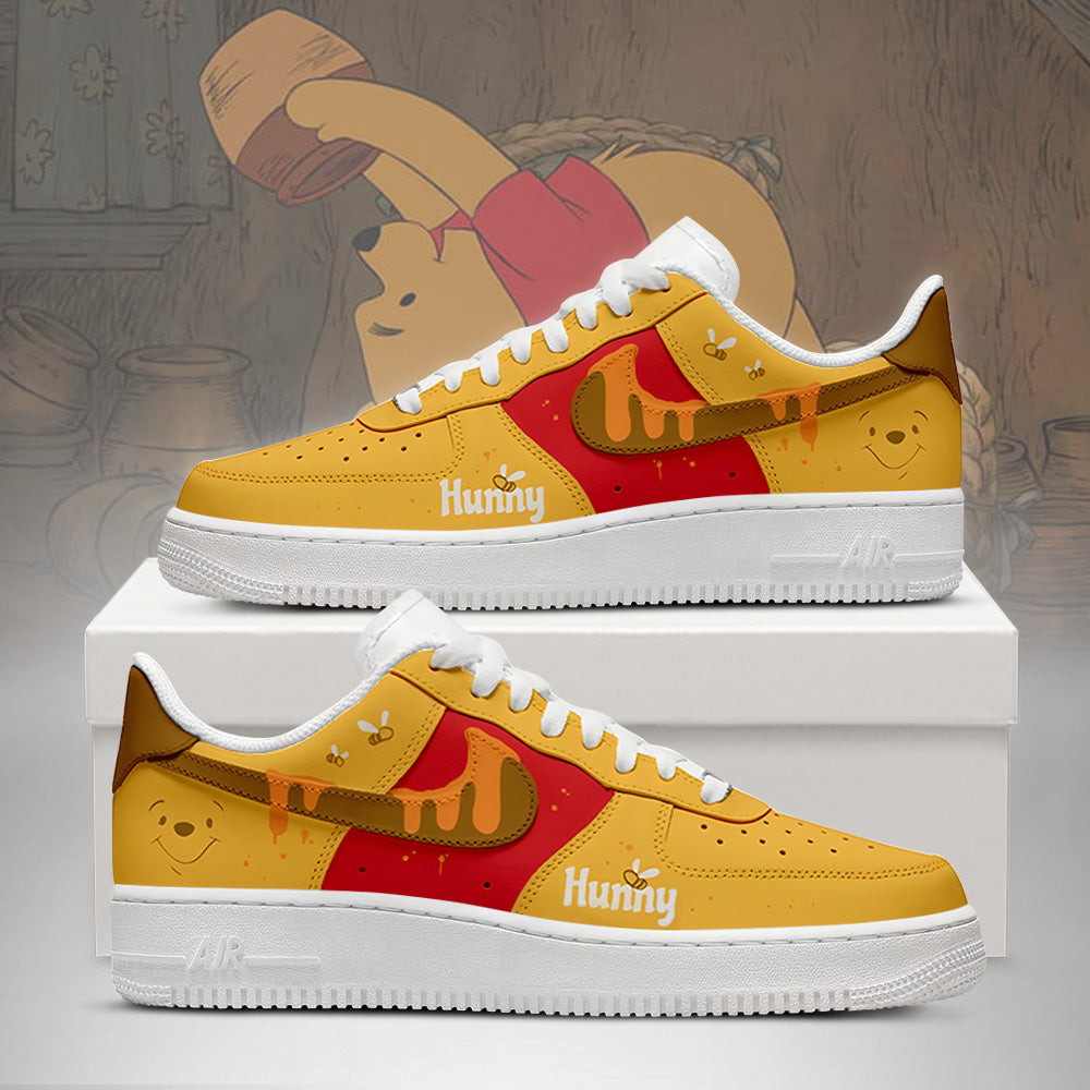 Winnie The Pooh Low Top Air Force Shoes