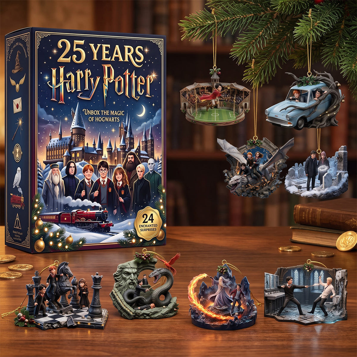 Harry Potter Christmas Fantasy Academy Advent Calendar Calendar Blind Box